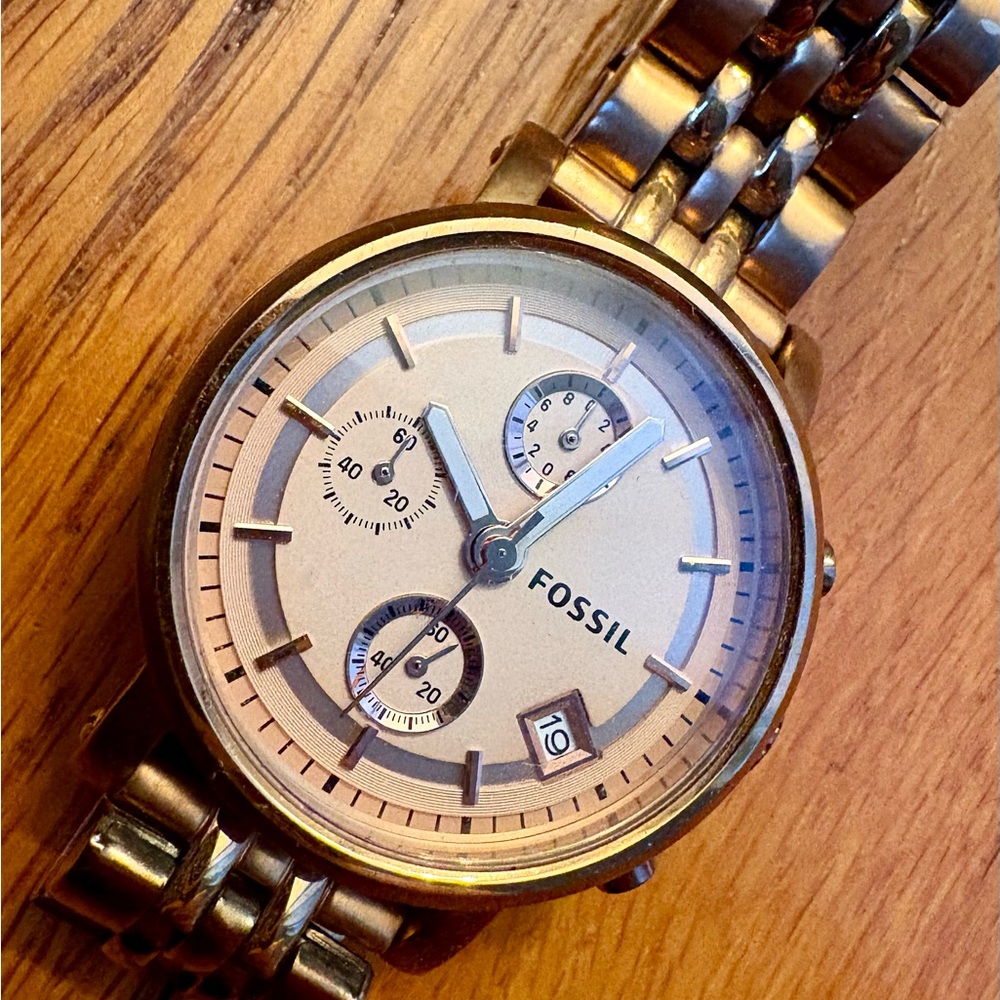 Fossil Rose Gold Watch